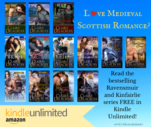 Medieval Scottish romance set at Ravensmuir by Claire Delacroix