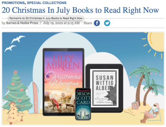Nook's Christmas in July feature July 2022